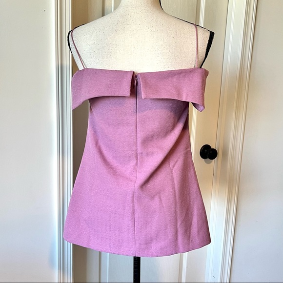 ASOS Off The Shoulder Purple Tunic Mini Dress—SZ. 4 - Picture 4 of 12